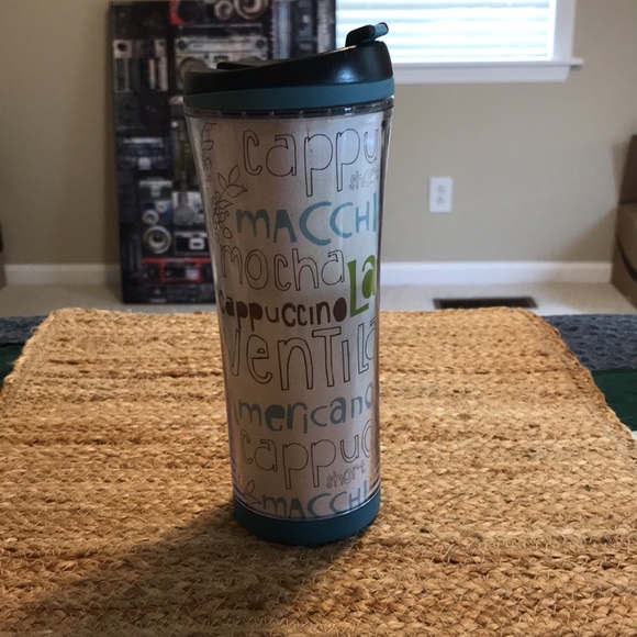 ⚫️🧜‍♀️  Starbucks 🧜‍♀️⚫️…2007 Travel Mug…Flip Top Insulated Coffee Mug! - Picture 1 of 7